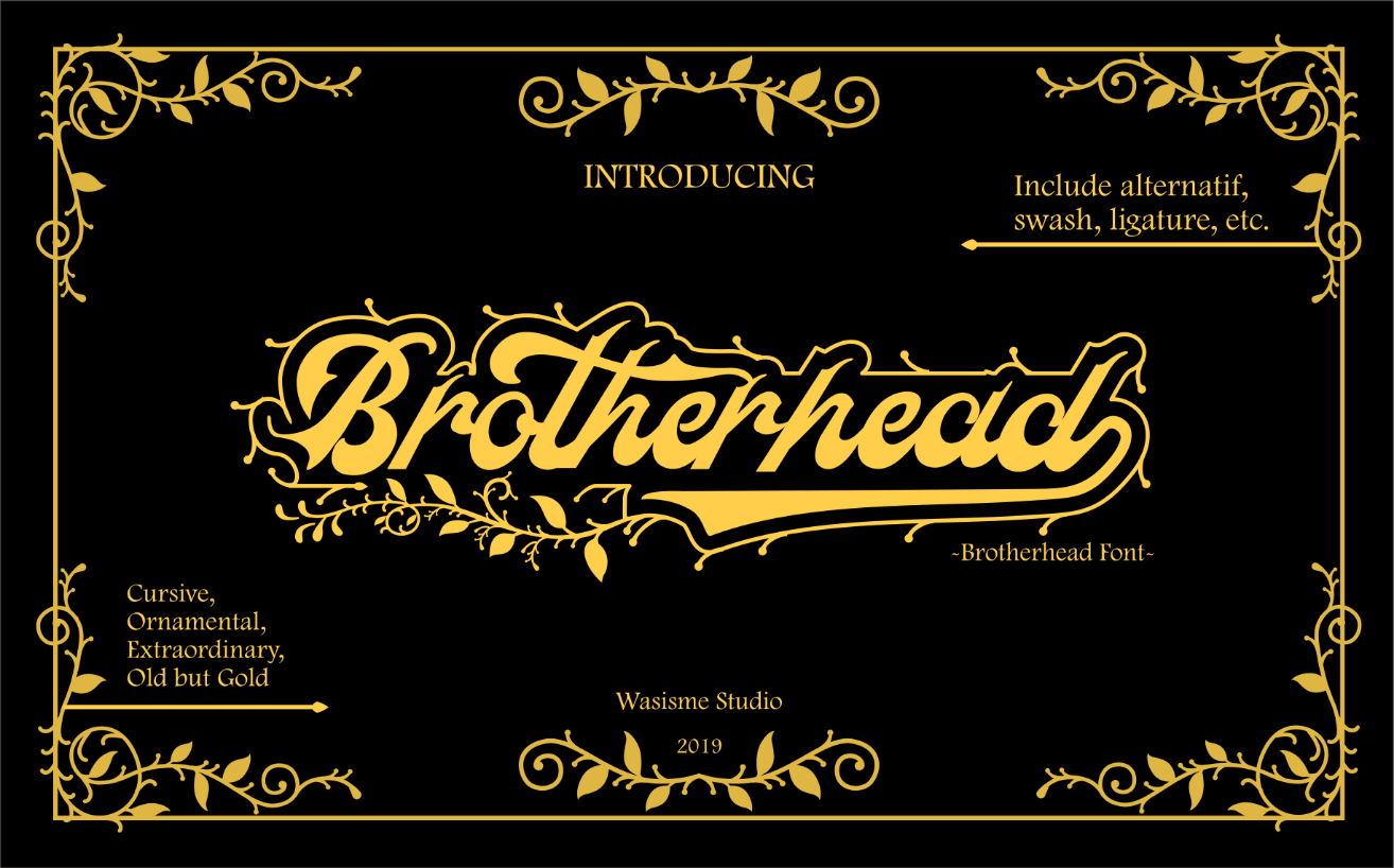 Brotherhead Font