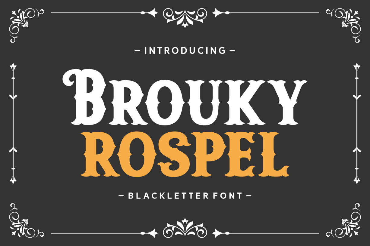 Brouky Rospel Font