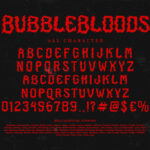 Bubblebloods Font Poster 10
