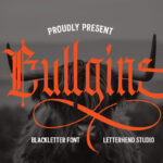 Bullgine Font Poster 3