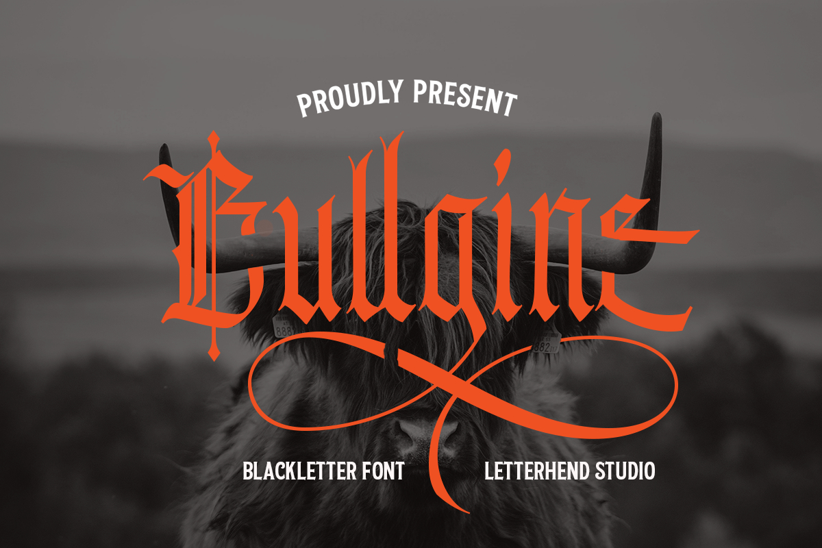 Bullgine Font Poster 1