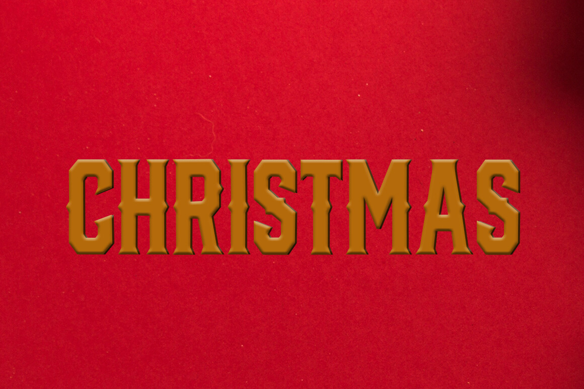 Christmas Font Poster 1