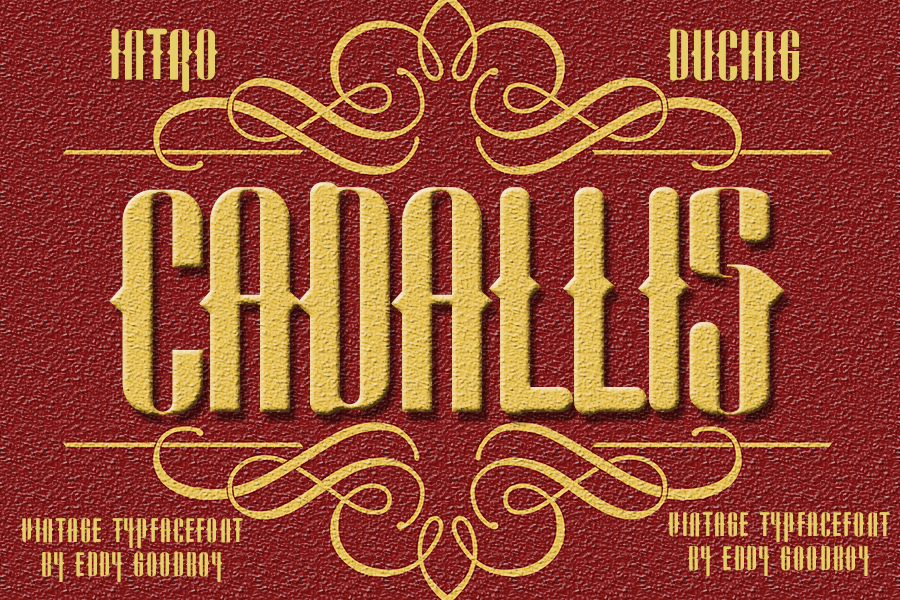 Cadallis Font Poster 1