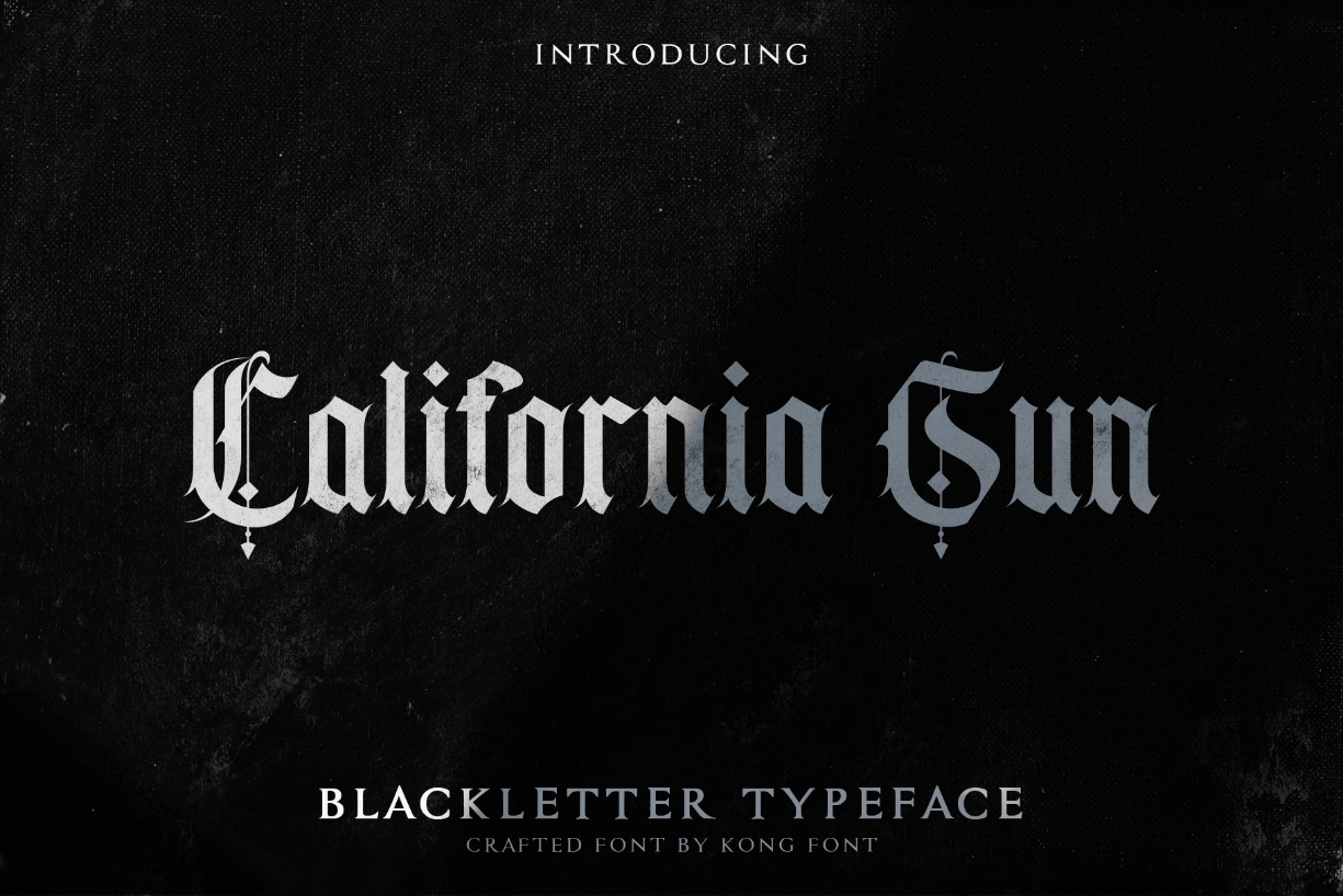 California Sun Font Poster 1