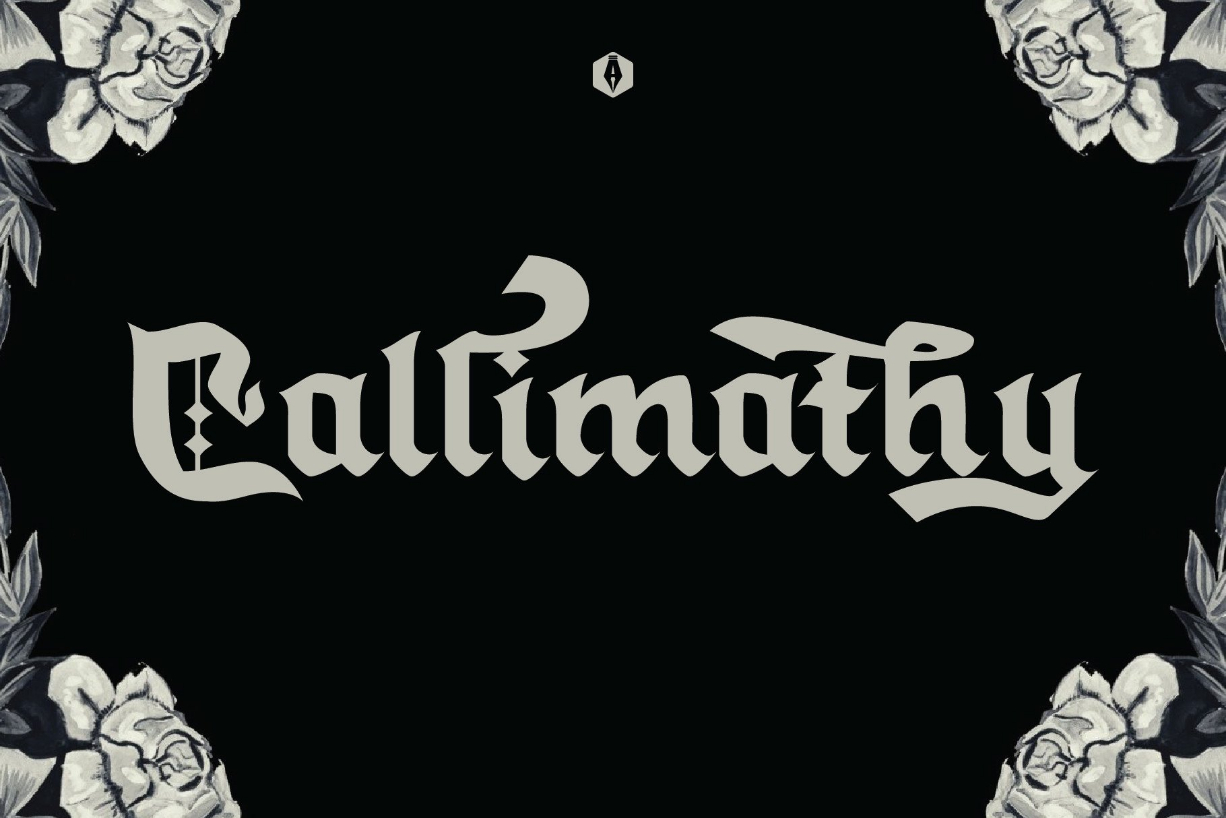 Callimathy Font Poster 1