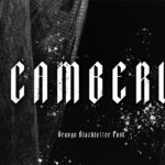 Camberu Font Poster 3
