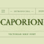 Caporion Font Poster 3