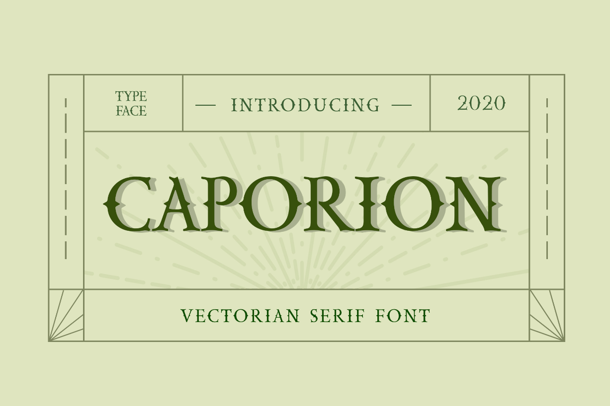 Caporion Font Poster 1