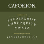 Caporion Font Poster 4