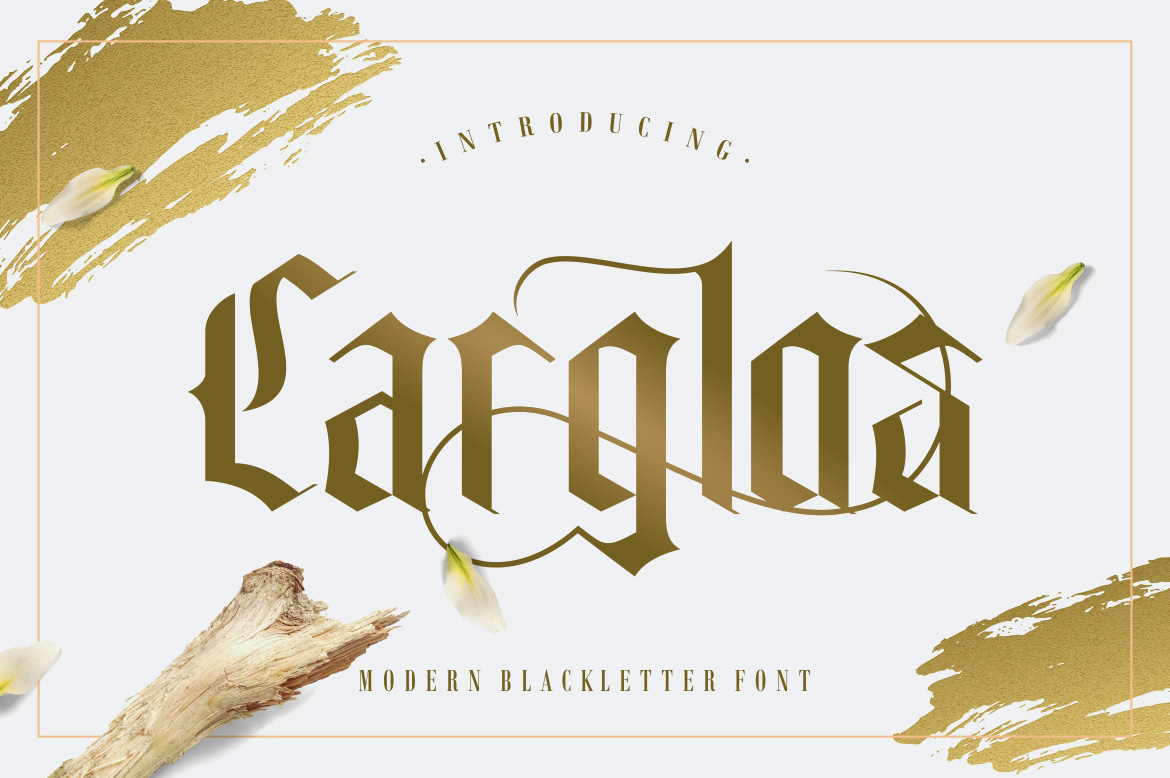 Carglos Font Poster 1
