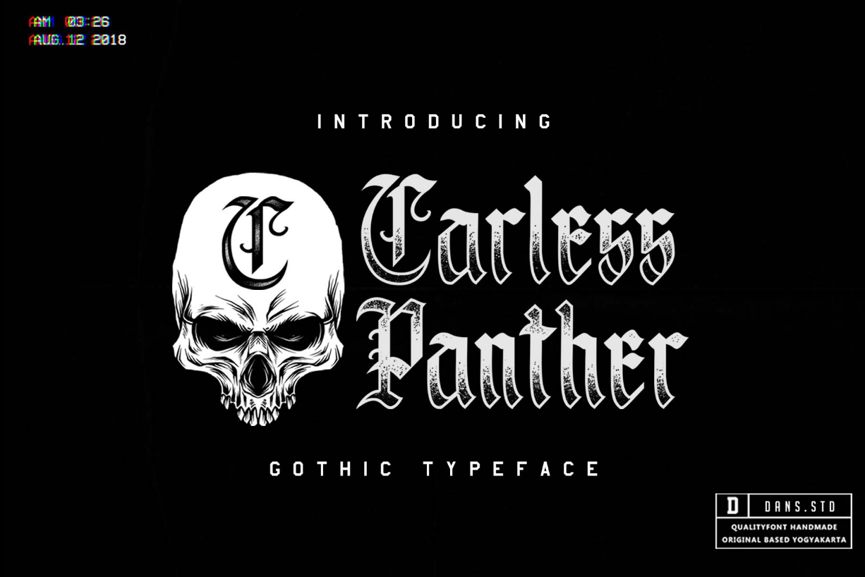 Carless Panther Font