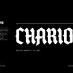 Chariot Font Poster 3