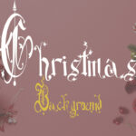 Christmas Background Font Poster 3