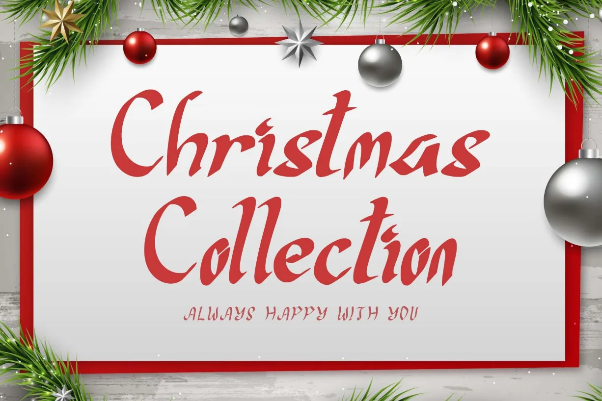 Christmas Collection Font Christmas Collection Font Poster 1