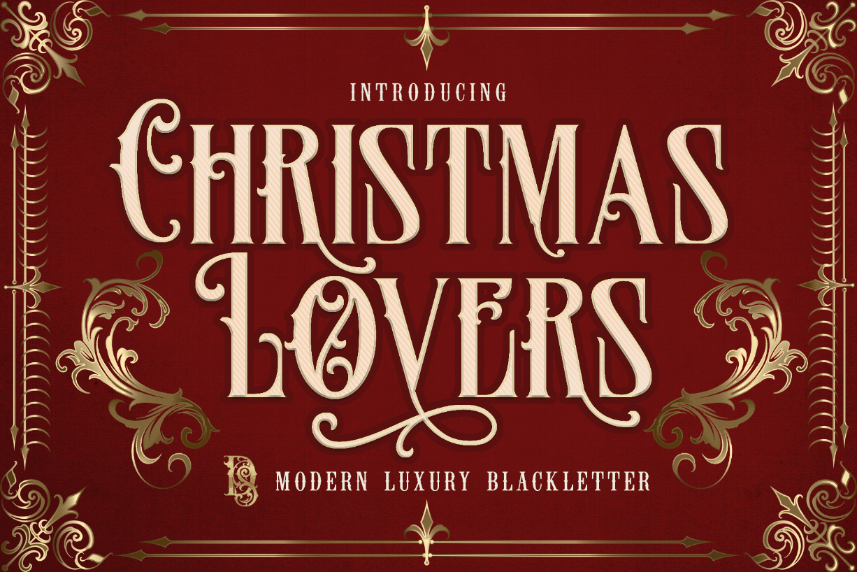 Christmas Lovers Font Poster 1