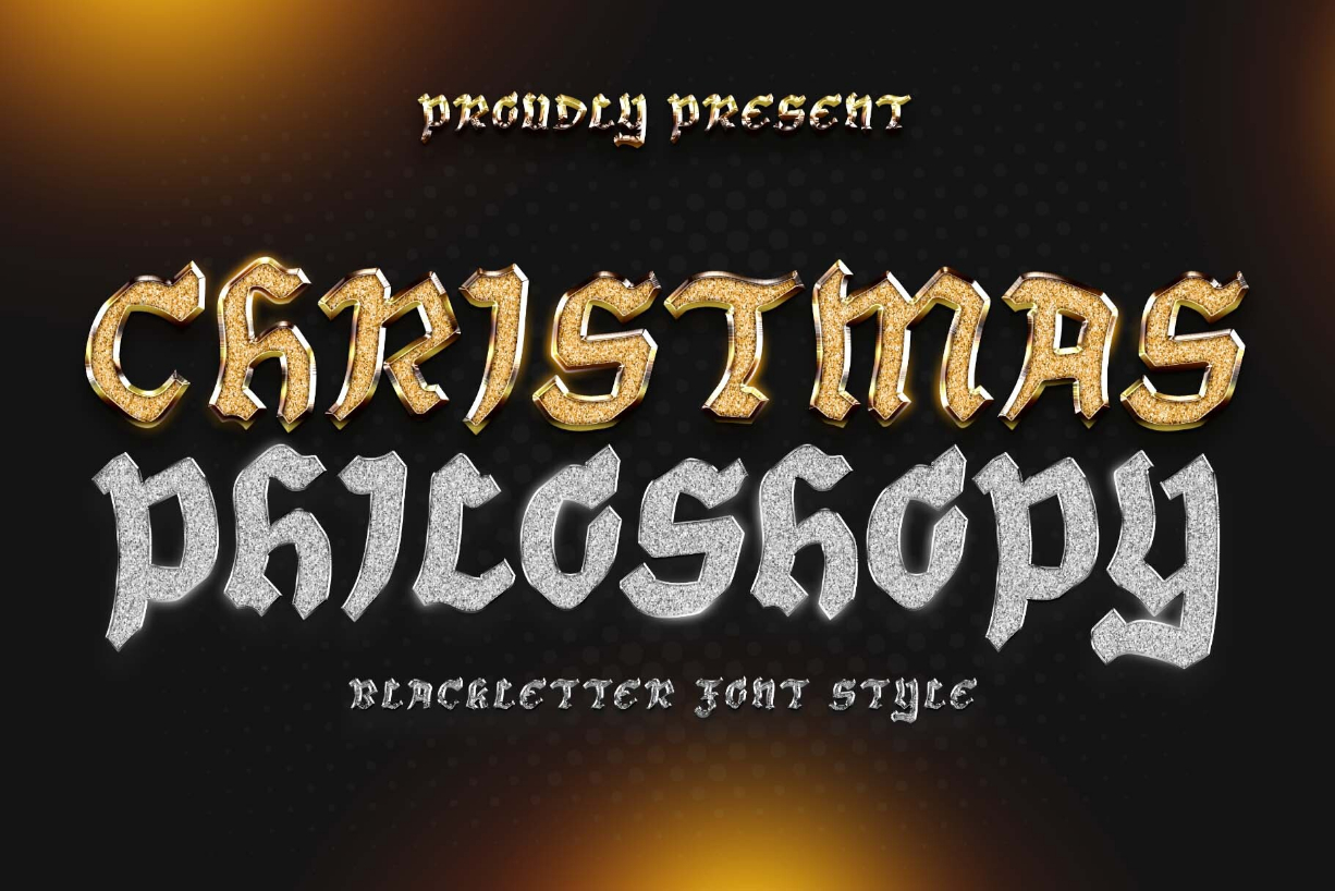 Christmas Philosophy Font Poster 1