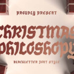 Christmas Philosophy Font Poster 6