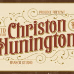 Christon Hunington Font Poster 3