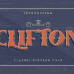 Clifton Font Poster 3
