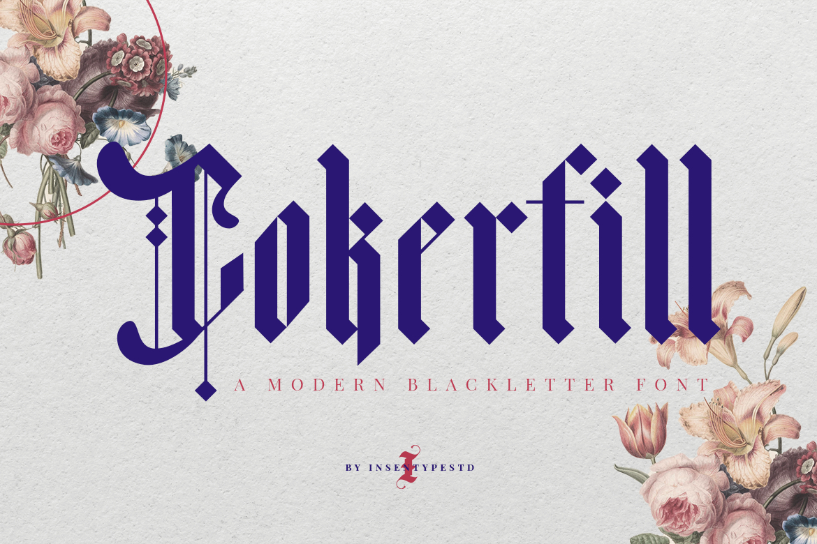 Cokerfill Font Poster 1