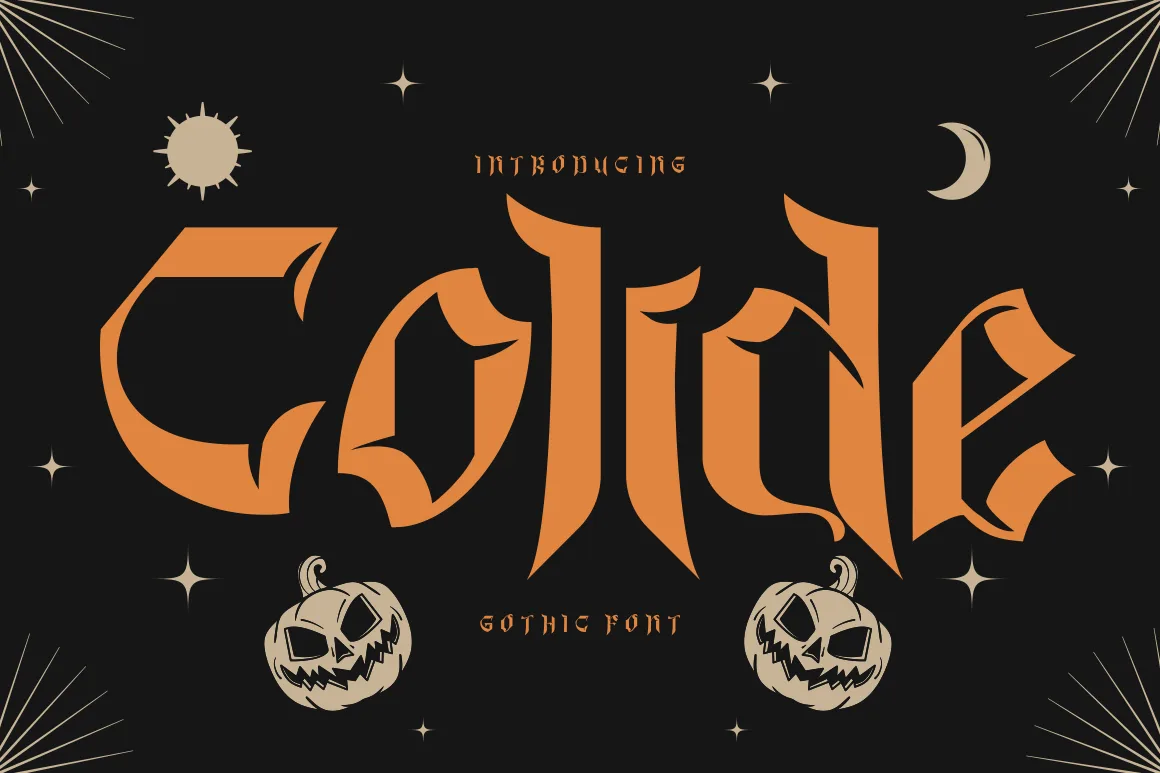 Colide Font Colide Font Poster 1
