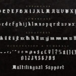 Corogh Gorge Font Poster 9