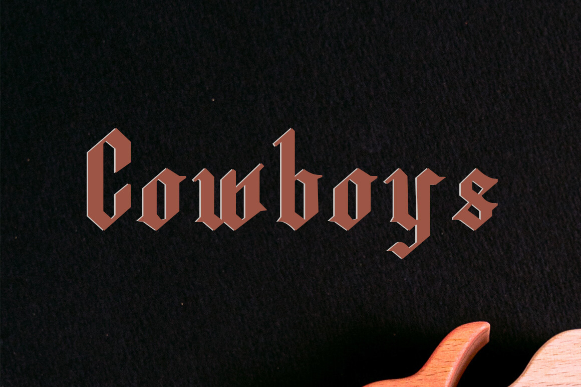 Cowboys Font