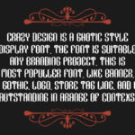 Crazy Design Font Poster 4