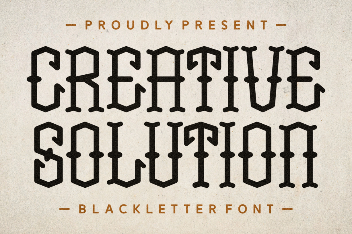 Creative Solution Font