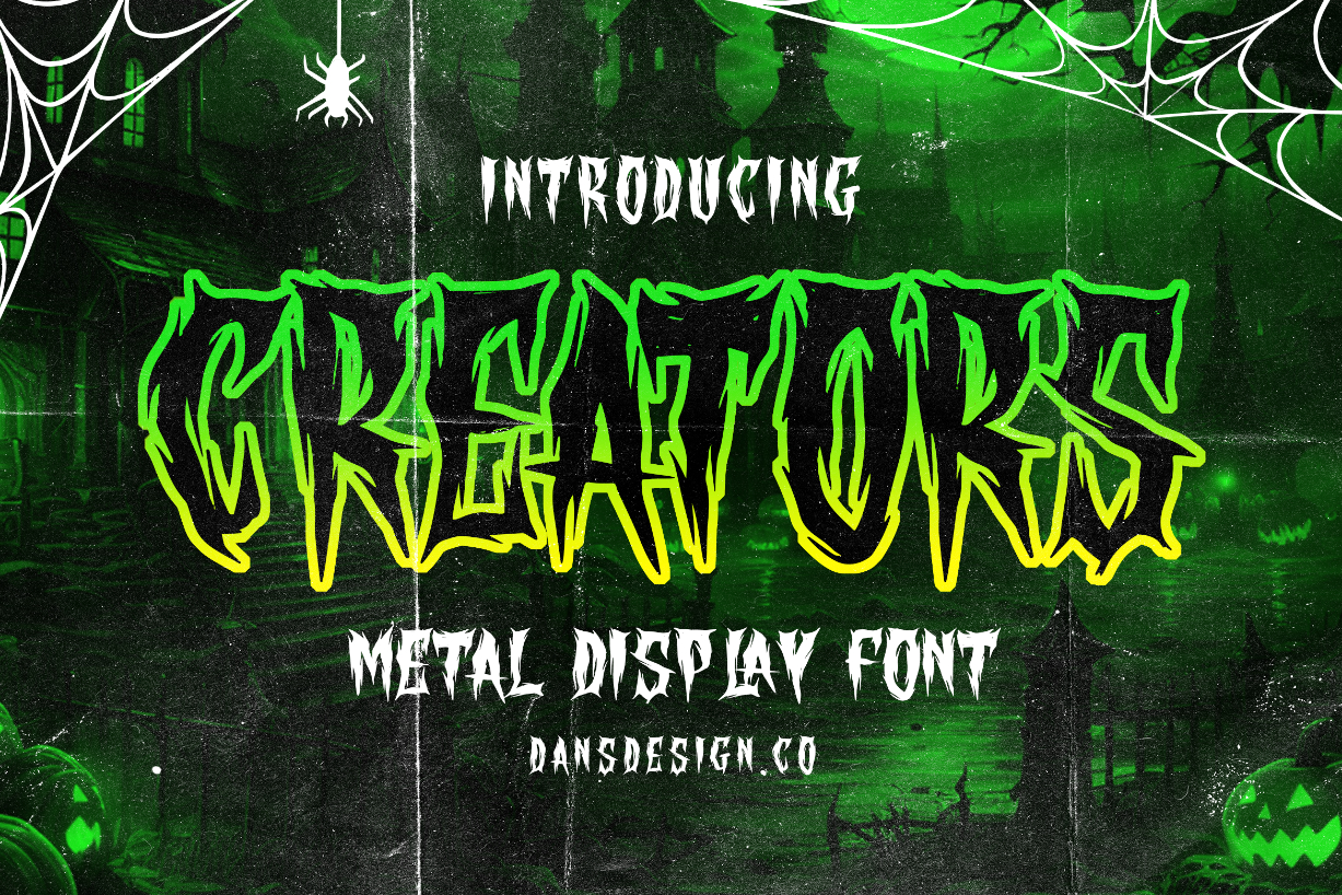 Creators Font Poster 1