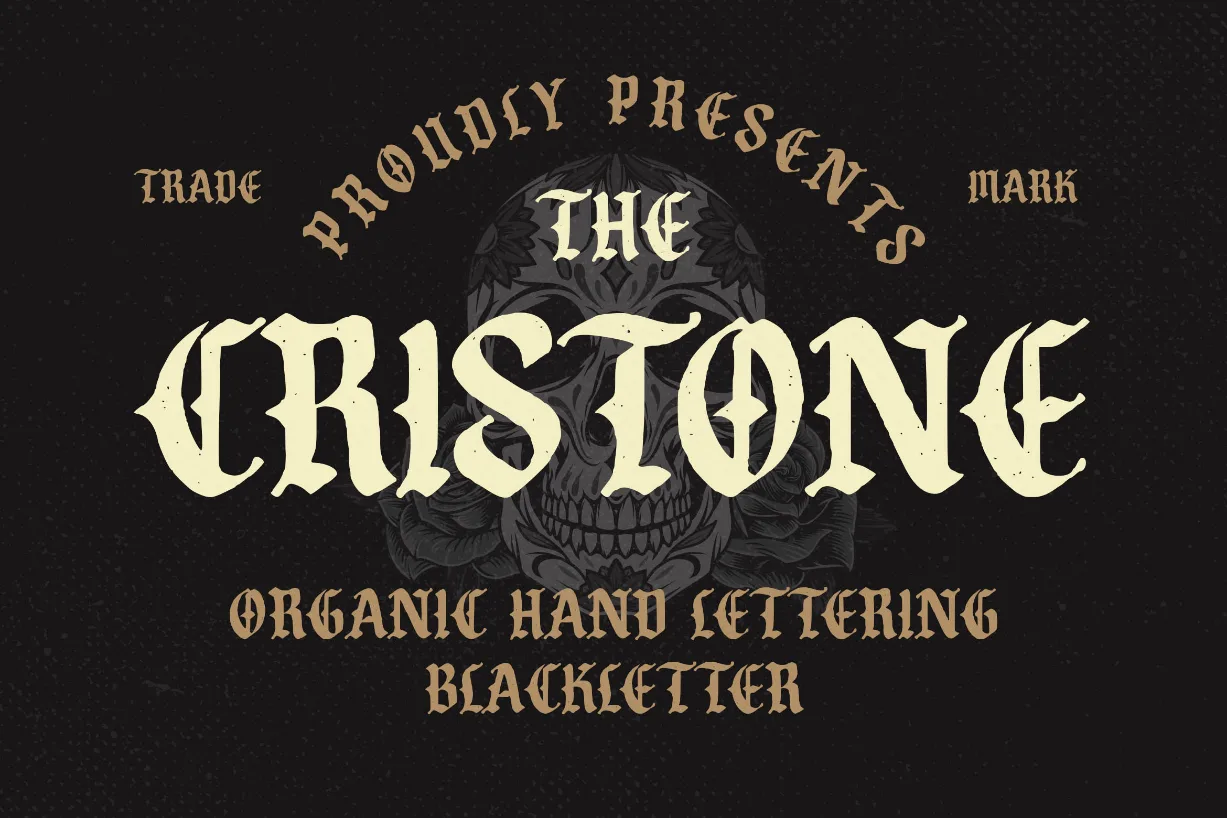 Cristone Font Poster 1