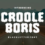 Croole Boris Font Poster 3