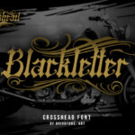 Crosshead Font Poster 2