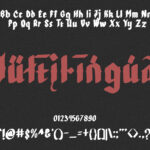 Cunigund Font Poster 10