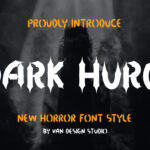 Dark Huro Font Poster 3
