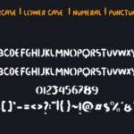 Dark Huro Font Poster 7