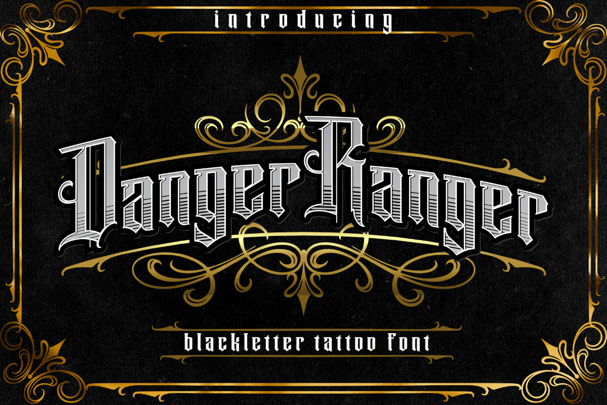 Danger Ranger Font Poster 1