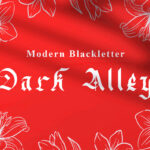 Dark Alley Font Poster 1