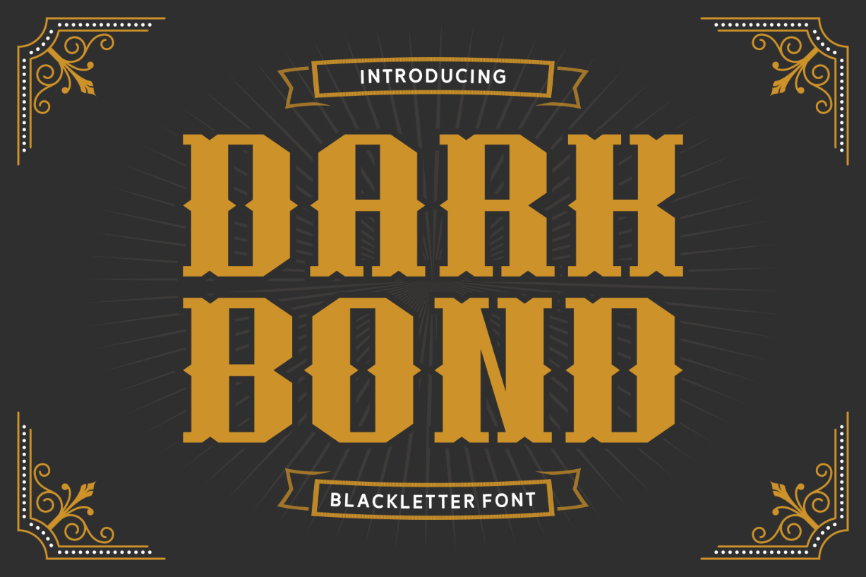Dark Bond Font