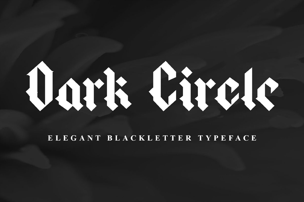 Dark Circle Font