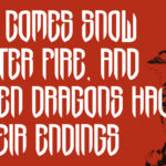 Dark Dragon Font Poster 7