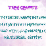 Dark Graffiti Font Poster 7