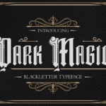Dark Magic Font Poster 3