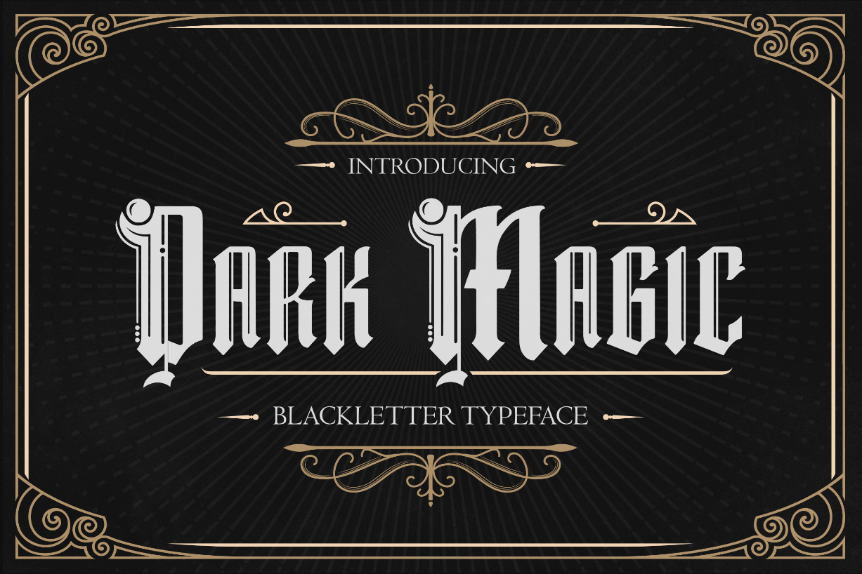 Dark Magic Font Poster 1