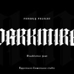 Darkmire Font Poster 3