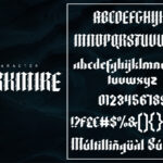 Darkmire Font Poster 8