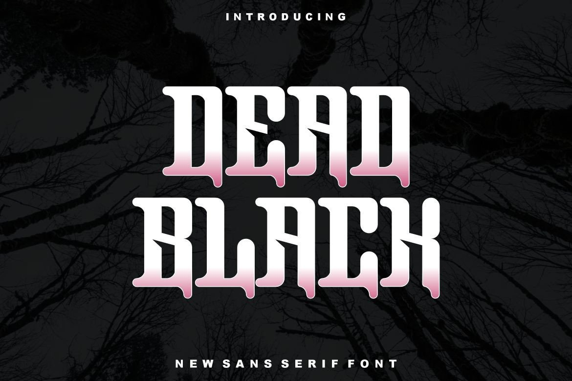 Dead Black Font