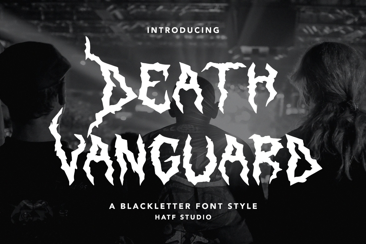 Death Vanguard Font Poster 1