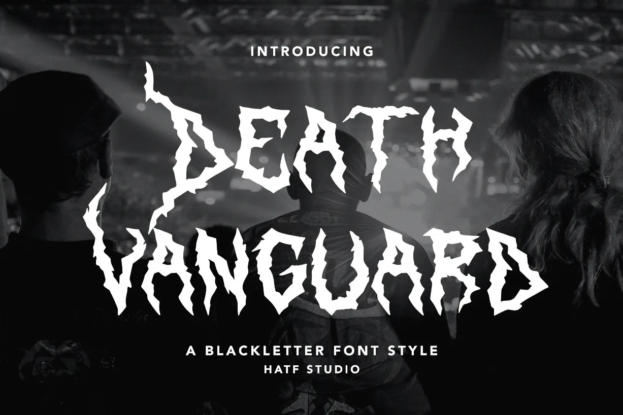 Death Vanguard Font Death Vanguard Font Poster 1