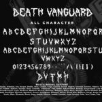 Death Vanguard Font Poster 9